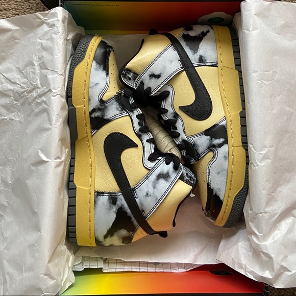 Nike Dunk High 1985 “Black Acid Wash” - Picture 3 of 4